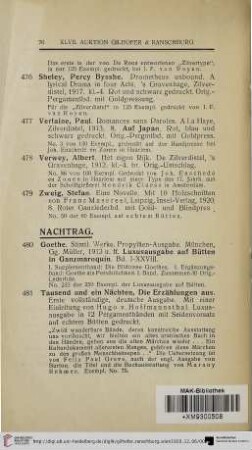 Nachtrag (Nr. 480-481)