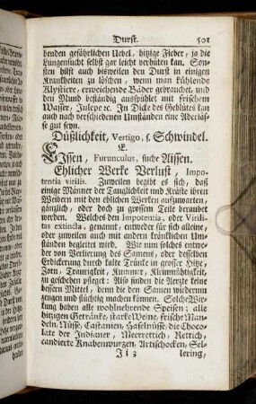 E. = Ehlicher Werke Verlust. - Eiterbeulen.