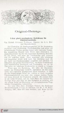 Ueber photo-mechanische Zurichtung für Illustrationsdruck