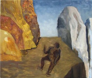 Der Schatten zwischen Felsen (Studie)