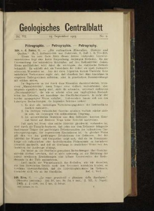 15. September 1905 No. 2.