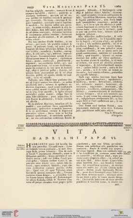 Vita Hadriani Papae VI.