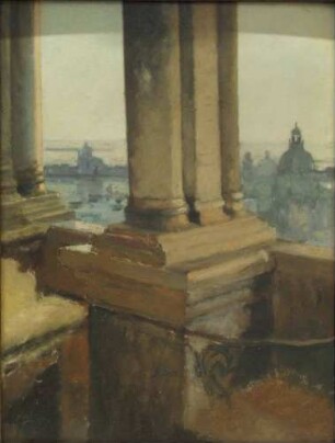 Blick auf den Lido in Venedig