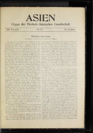 1907,Oktober No.12. VII. Jahrgang