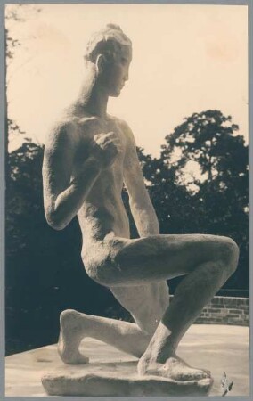 Heine-Denkmal für Düsseldorf, 1932, Gips