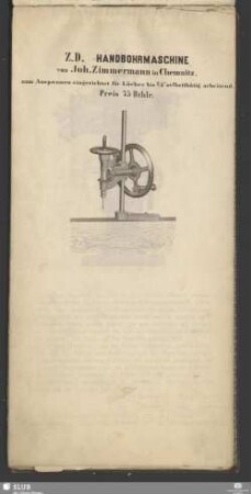 Z.D. Handbohrmaschine