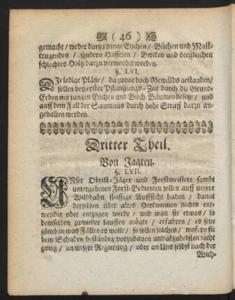 Dritter Theil. Von Jagten.