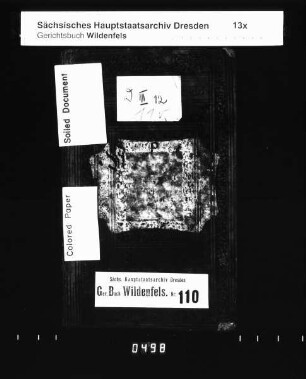 Gerichtshandelsbuch von Weißbach (bei Kirchberg), Bd. 15