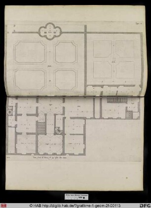 Pianta seconda del Palazzo del Sigr. Giulio della Rovere.