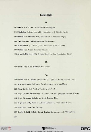 Gemälde (Nr. 492-536)