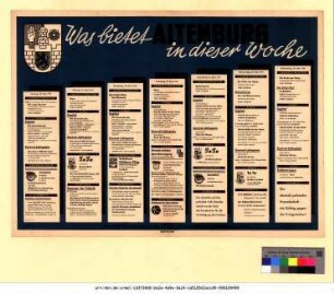 Originaltitel: Was bietet Altenburg in dieser Woche 20. März bis 26. März 1951