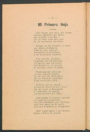 Mi primera hoja