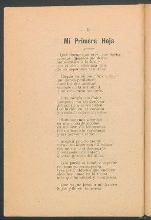 Mi primera hoja