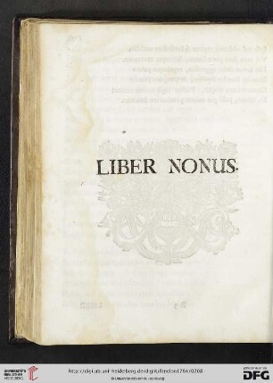 Liber nonus