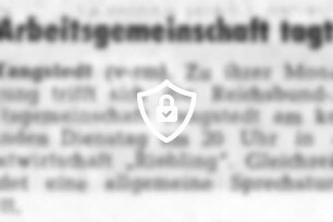 Arbeitsgemeinschaft tagt
