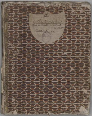 CENDRILLON Opéra Féerie en Trois Actes Paroles de M.r Etienne Musique de NICOLO de Malte Dédié à Mademoiselle ALEXANDRINE S.T AUBIN Prix 60 Propriété de l'Auteur. Déposé à la Bibliothèque Impériale, [1]. [1. Akt]