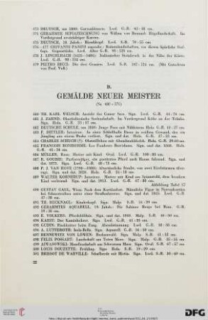 D. Gemälde Neuer Meister (Nr. 480-570)