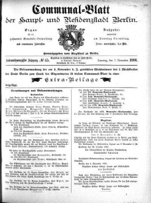1886,45: No. 45, 7. November 1886