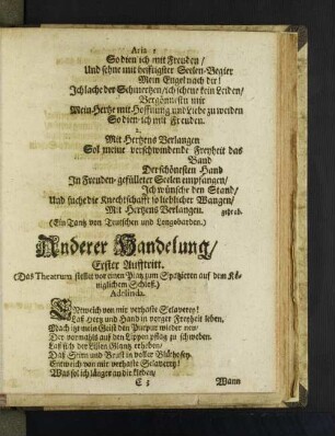Anderer Handelung/