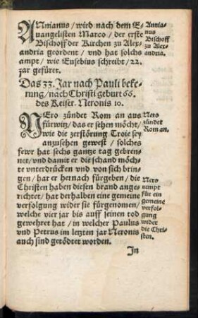Das 33. Jar nach Pauli bekerung ...