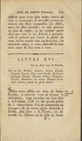 Lettre XVI. Liberté Des Femmes