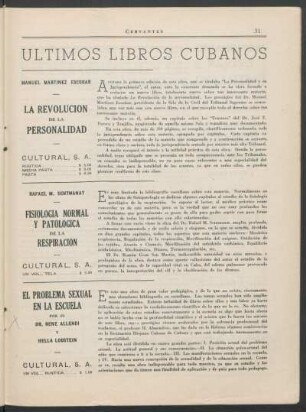 Últimos libros cubanos