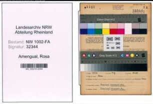 Entnazifizierung Rosa Amengual, geb. 23.06.1903 (Haendlerin)