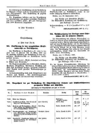 Einführung in den neuzeitlichen Musikunterricht an Volksschulen : [Erziehung] ; [Für das Reich] ; [Amtliche Erlasse] ; [Amtlicher Teil]
