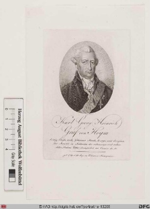 Bildnis Carl Georg Heinrich von Hoym (1786 Graf)