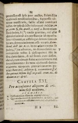 Cautela XXI. - Cautela XXVII.