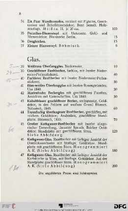 Glas (Nr. 38-52)