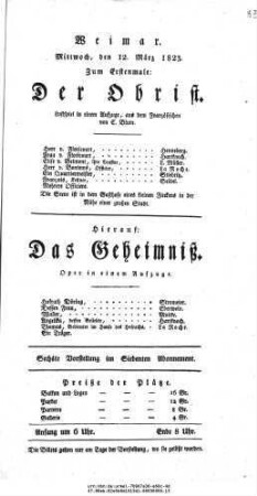 Der Obrist