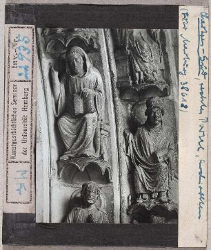 Chartres, Kathedrale: Südquerhaus, rechtes Portal, Archivolten