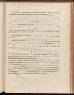 Cap. IX. De arteriis partium externarum oculi.