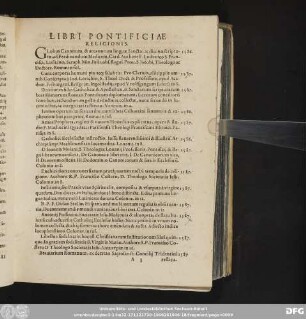 Libri Pontificiae Religionis.