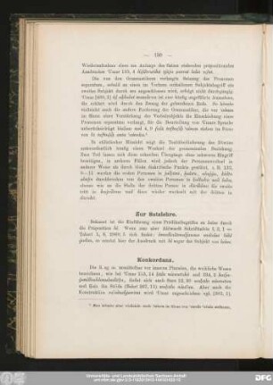 Zur Satzlehre.