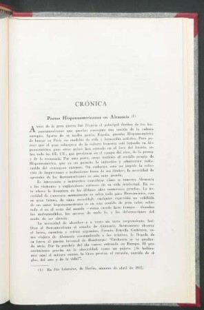 Crónica