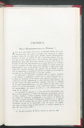 Crónica