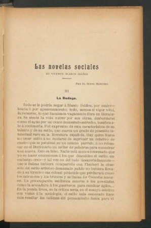 Las novelas sociales de Vicente Blasco Ibáñez - [Continuación]
