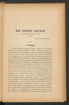 Las novelas sociales de Vicente Blasco Ibáñez - [Continuación]