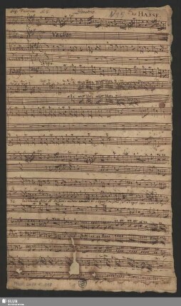 Demetrio. Excerpts - Mus.2477-F-518 : S, strings, bc