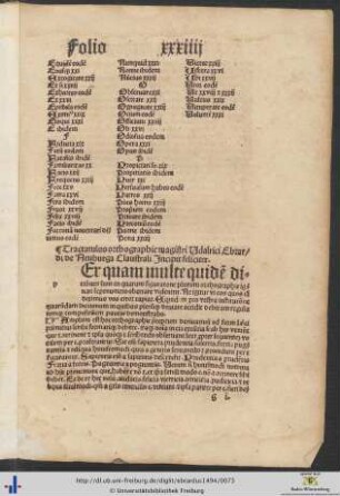 Tractatulus orthographie