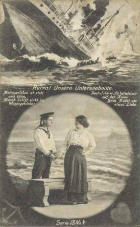 Hurra! Unsere Unterseeboote - Matrosenleben ist stolz [...]
