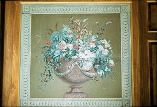 Supraporte mit einer Blumenvase