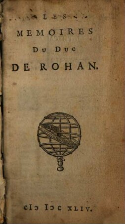 Les Memoires Du Duc De Rohan