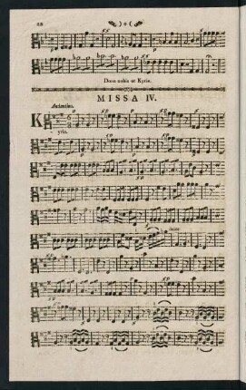 22-36, Missa IV. - Missa V.