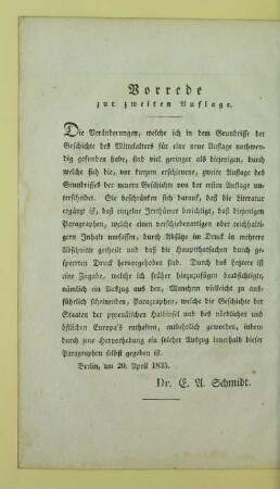 Vorrede zur zweiten Auflage