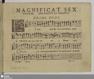 Magnificat sex vocum