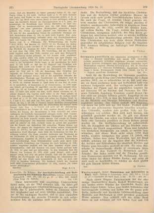 372 [Rezension] Brackmann, Albertus, Regesta pontificum romanorum. Germania pontificia. Vol. II, pars I