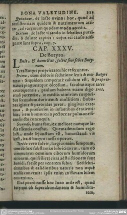 Cap. XXXV. De Butyro